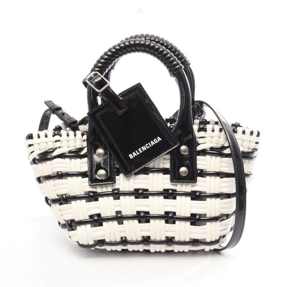 Balenciaga BISTRO XXS Patent Leather 2way Handbag